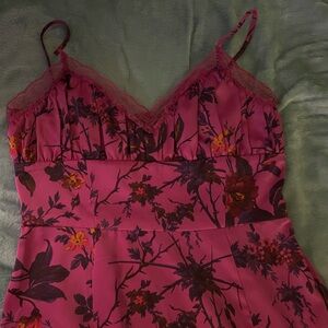 Urban Outfitters Audrey Lace Detail Midi Dress